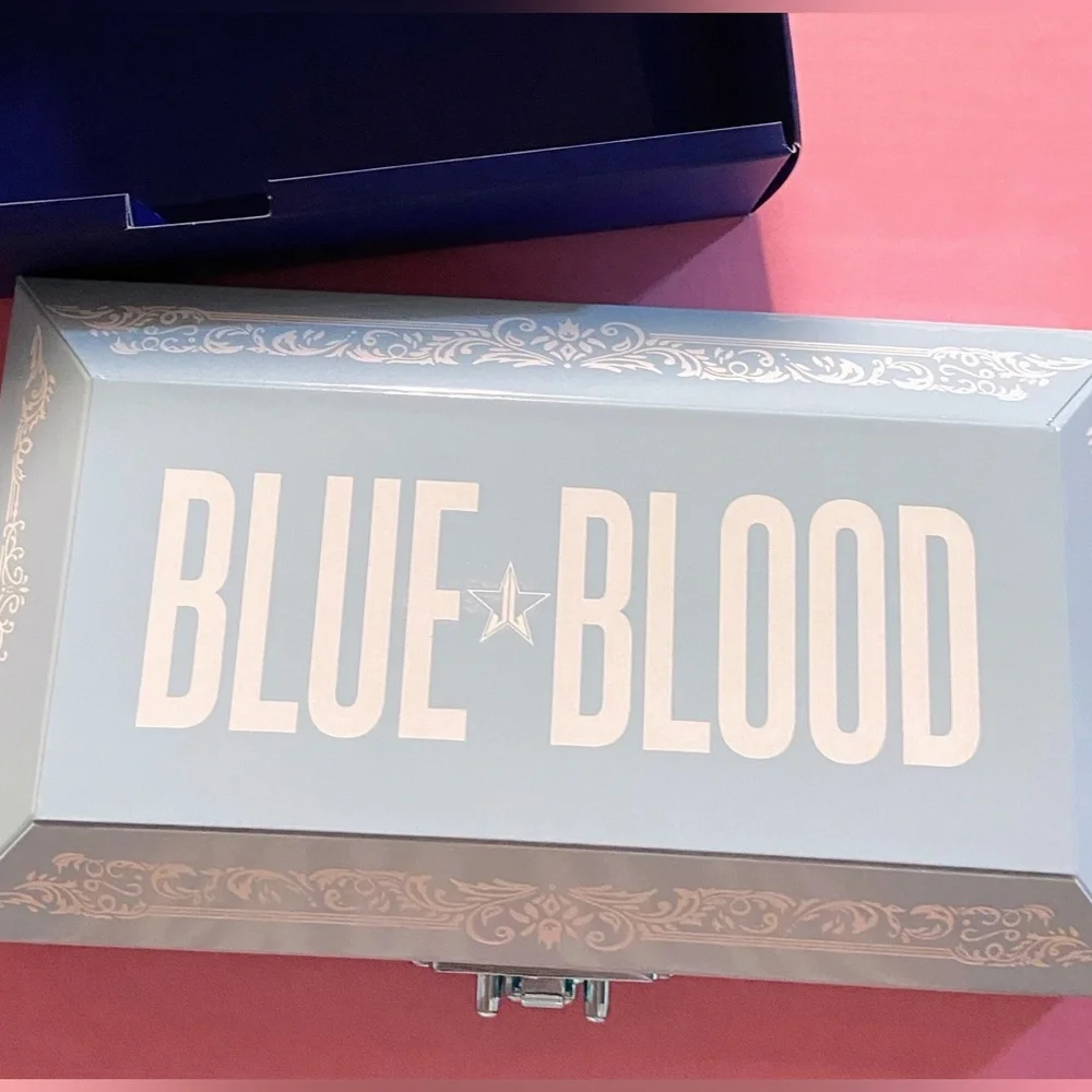 JEFFREE STAR Cosmetics BLUE BLOOD Eyeshadow Palette Makeup NEW IN BOX CASE